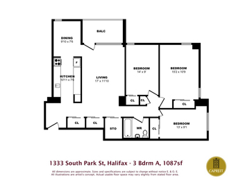 Apartments for Rent in Halifax - Park Victoria Apartments - CanadaRentalGuide.com